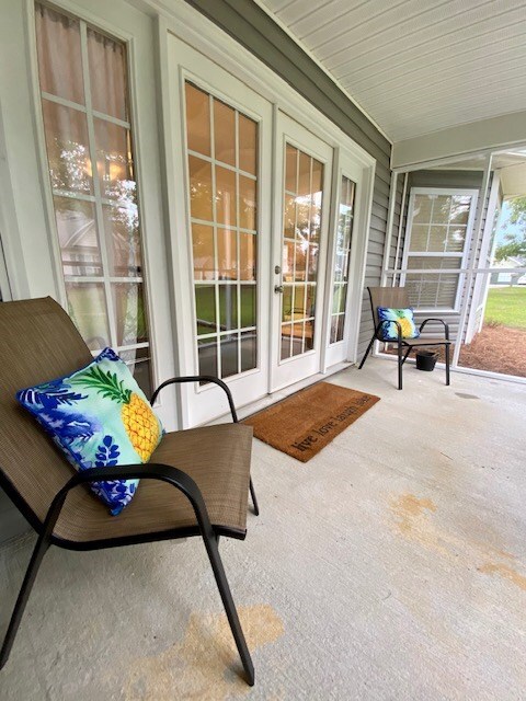 RearScreened porch