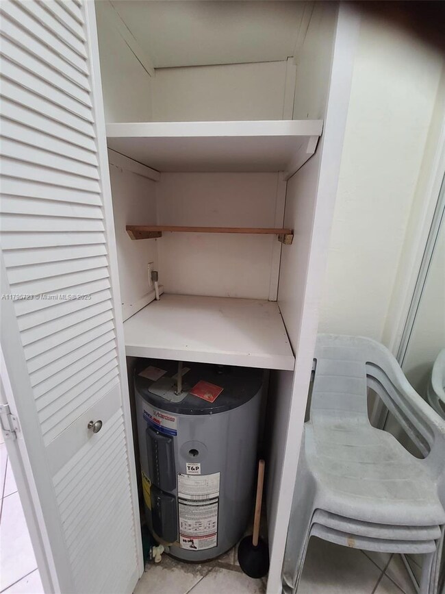 Water heater and closet