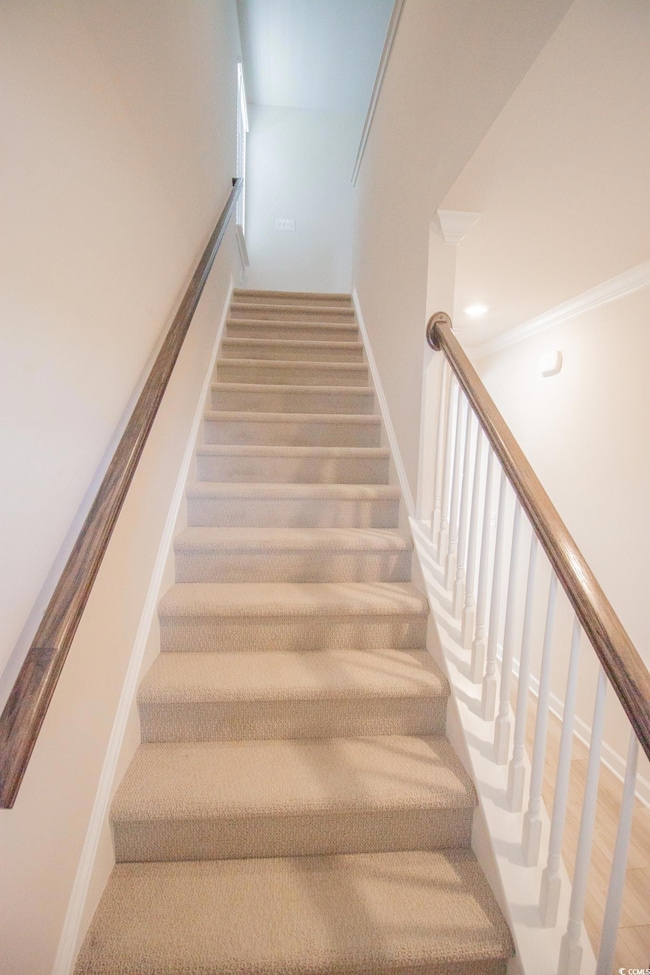 View of stairway