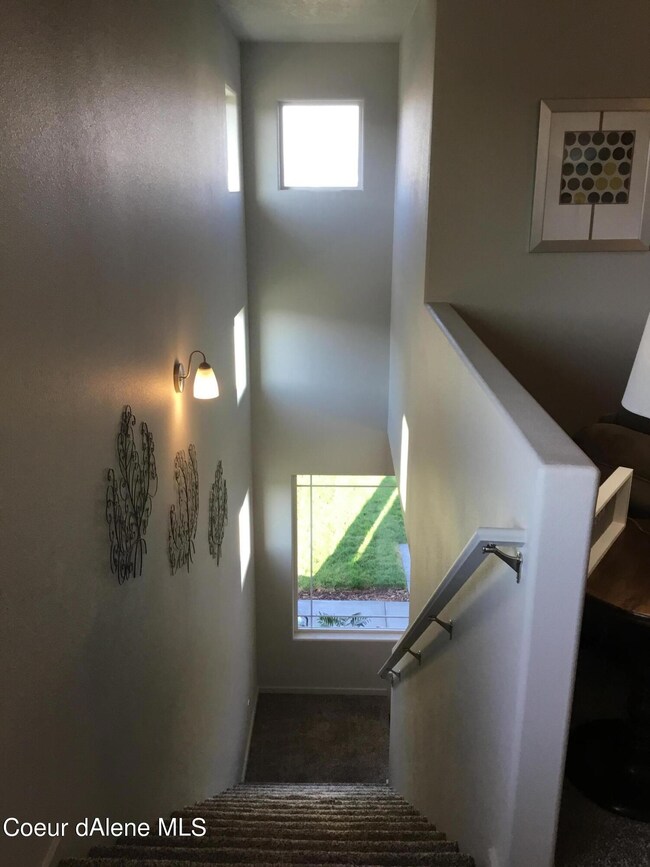 Spacious stairway