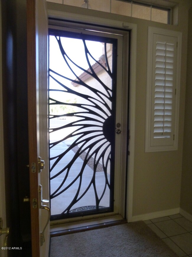 Security Door in Entry Way