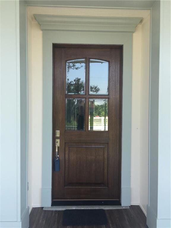 Gorgeous solid wood front door