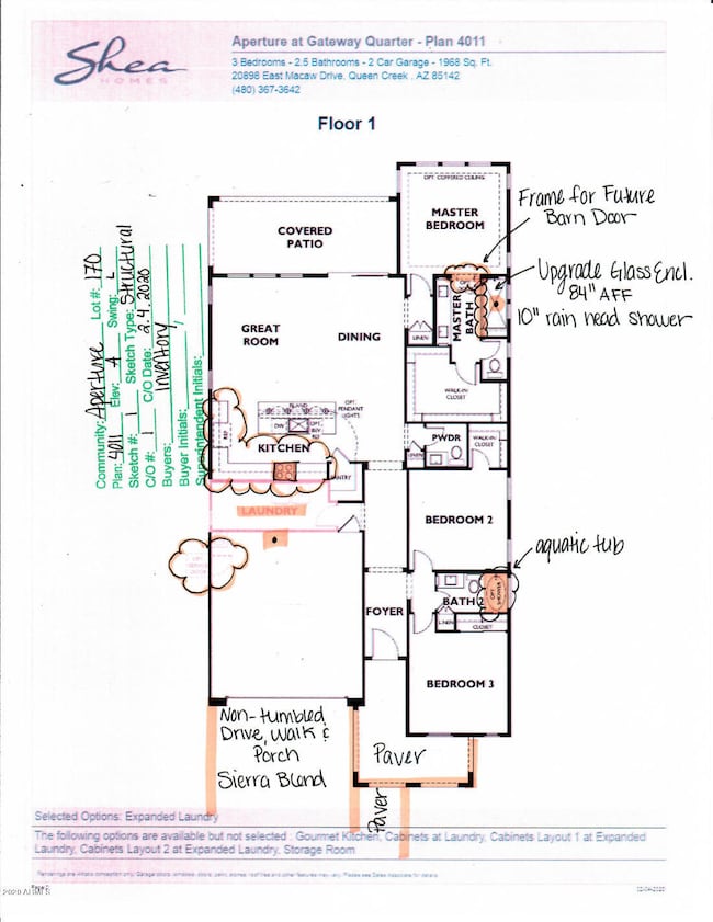 170 INV Structural Sketch