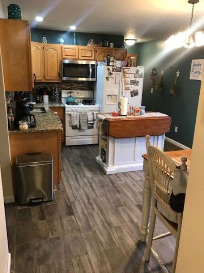 kitchen view to east from hallway