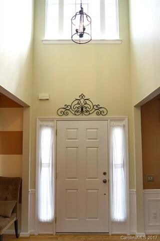 Two story foyer.