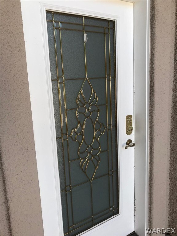 Leaded Glass Front Door