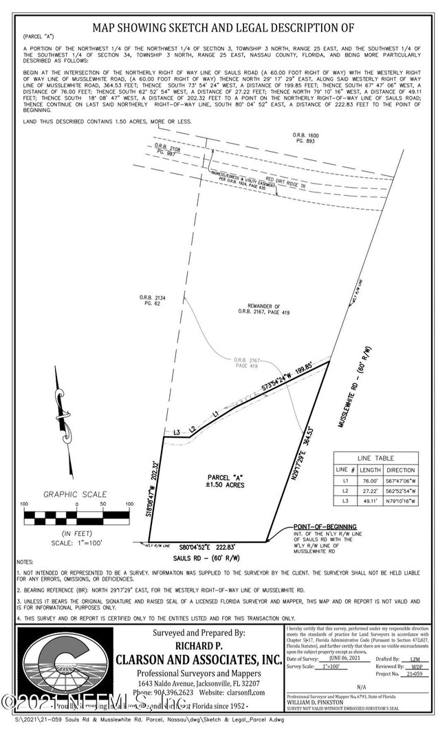 0 Sauls & Musslewhite Rd unit 1115196, Callahan, FL 32011 - photo 6