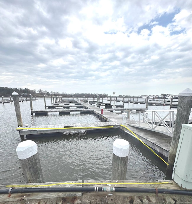 Dock 6 slip 1. Outlined in yellow.