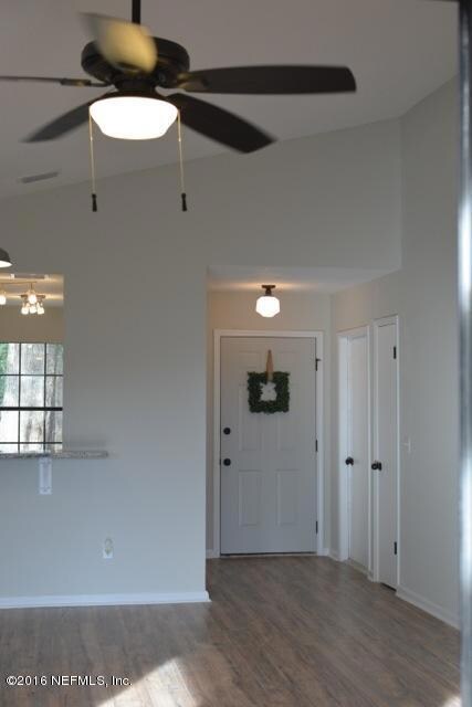 Entry, new flooring, fresh paint