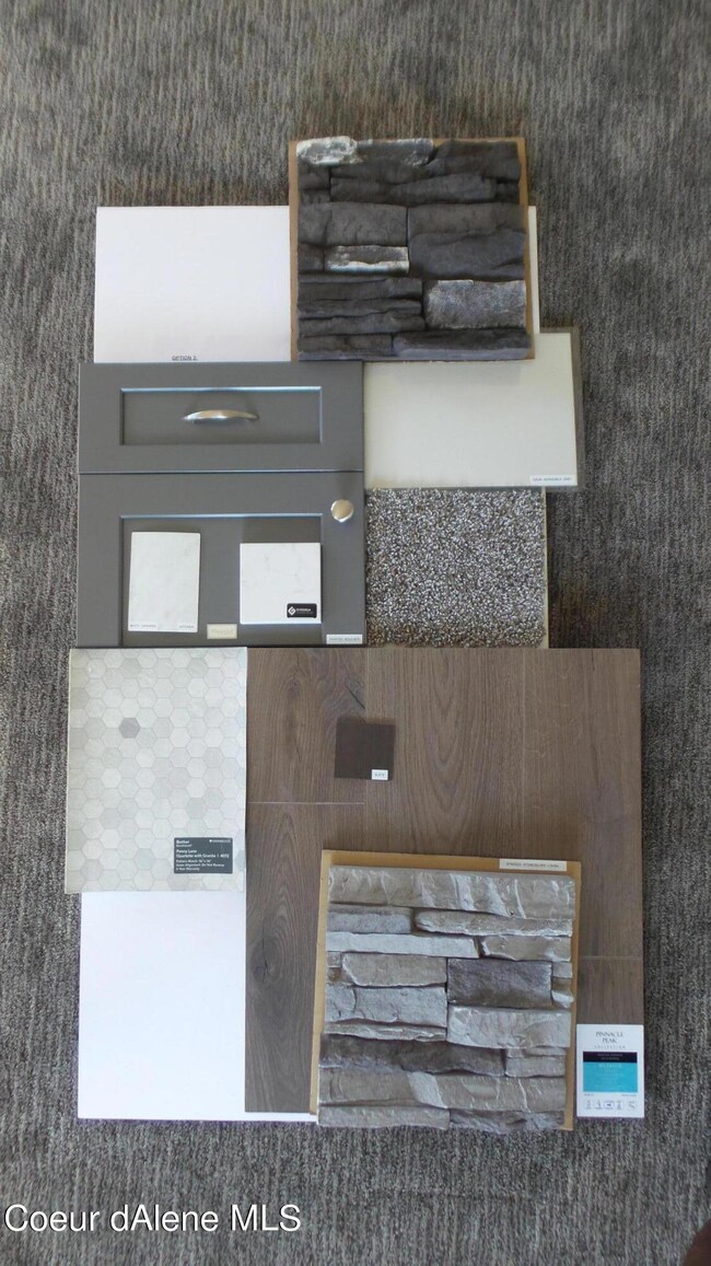 Interior Color Pallet for this home.