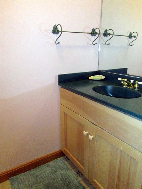 1st floor half bath