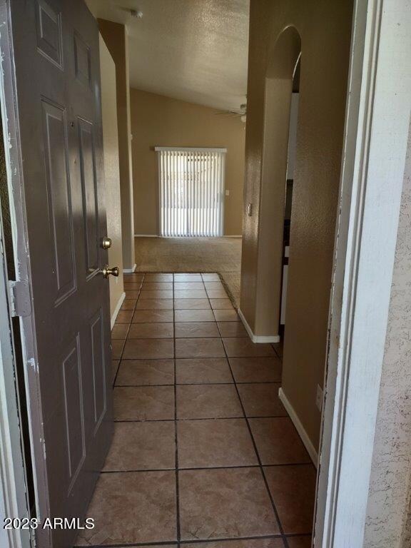 Tiled Entry to home