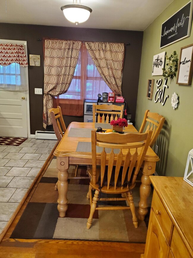 Dining area off of kitchen