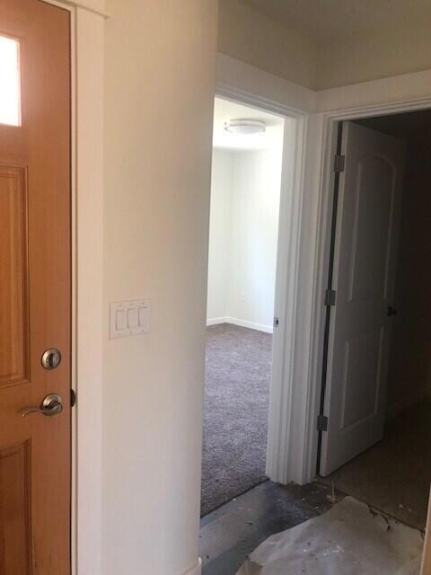 From Entry hall to 2nd bdm & hall bath
