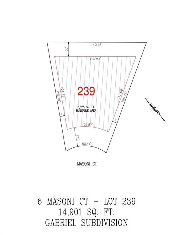 Approximate Lot layout