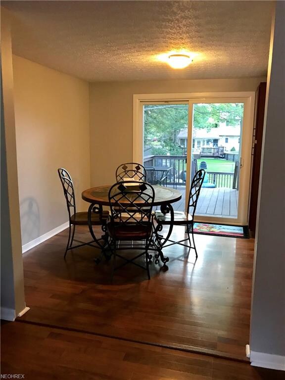 spacious dinnette opens into living room.  Sliding