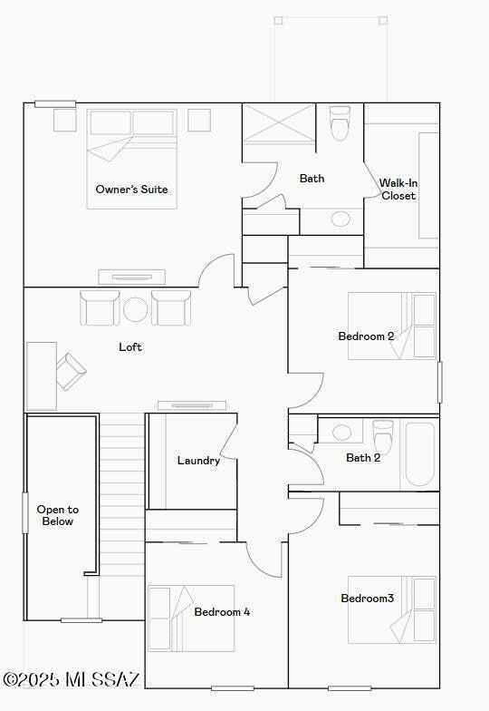 Colombus Floorplan 2nd Floor