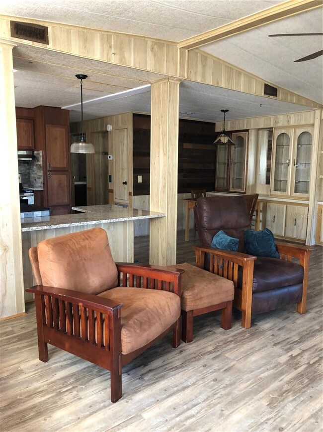 Living Room, Kitchen and Dining Room View