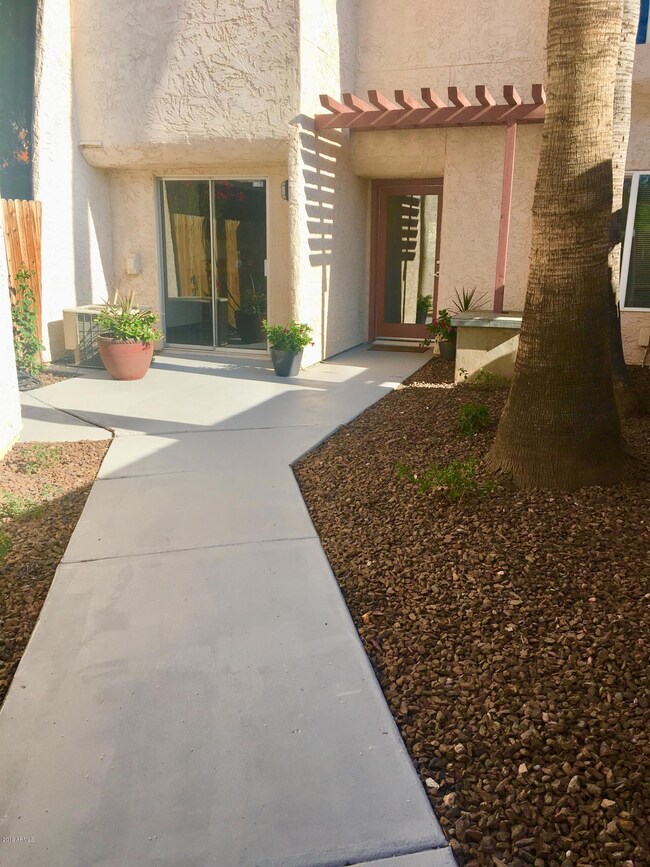 front courtyard
