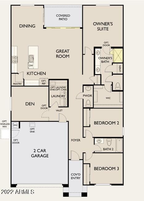 Venture- Lot 130- Holly Floor Plan