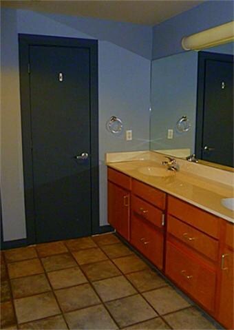 Dual Vanities in the  Master Bedroom