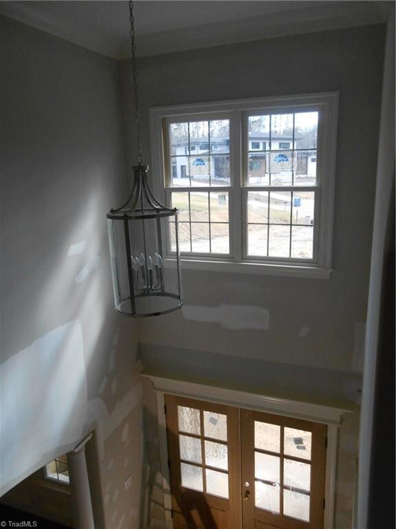 2- story foyer at the entry