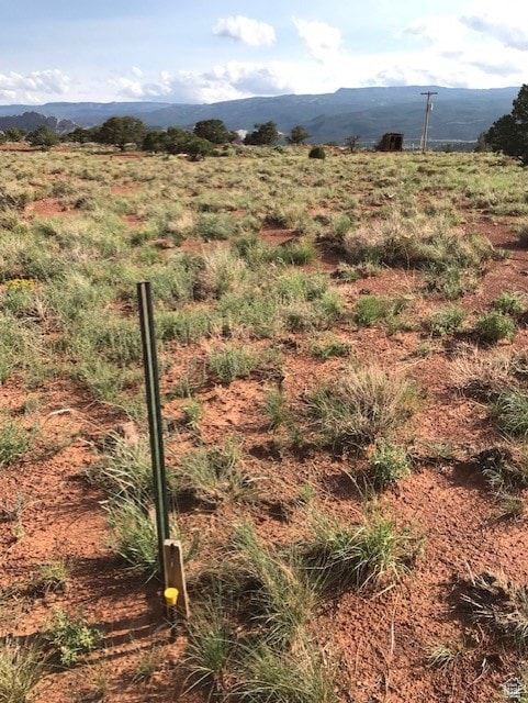 North West corner marker Looking South.