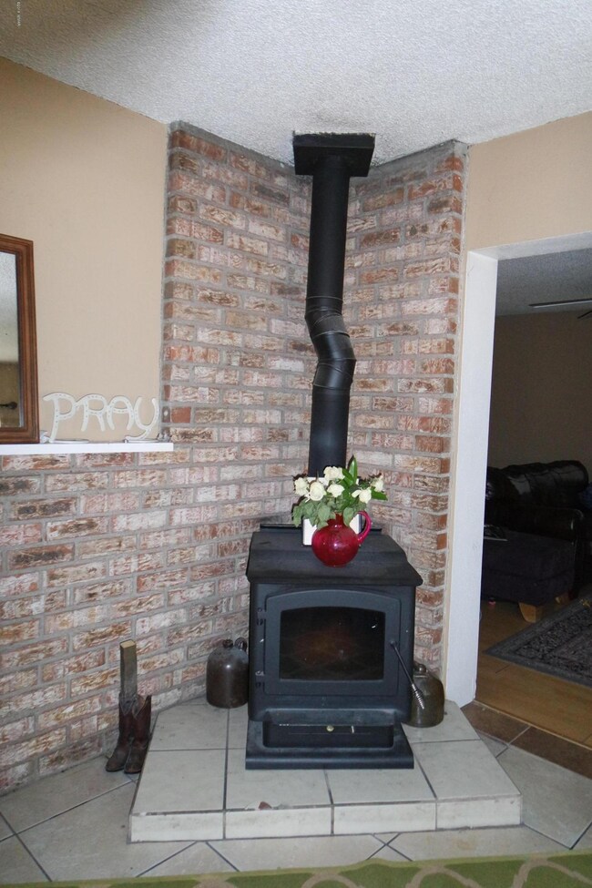 Wood Burning Fireplace