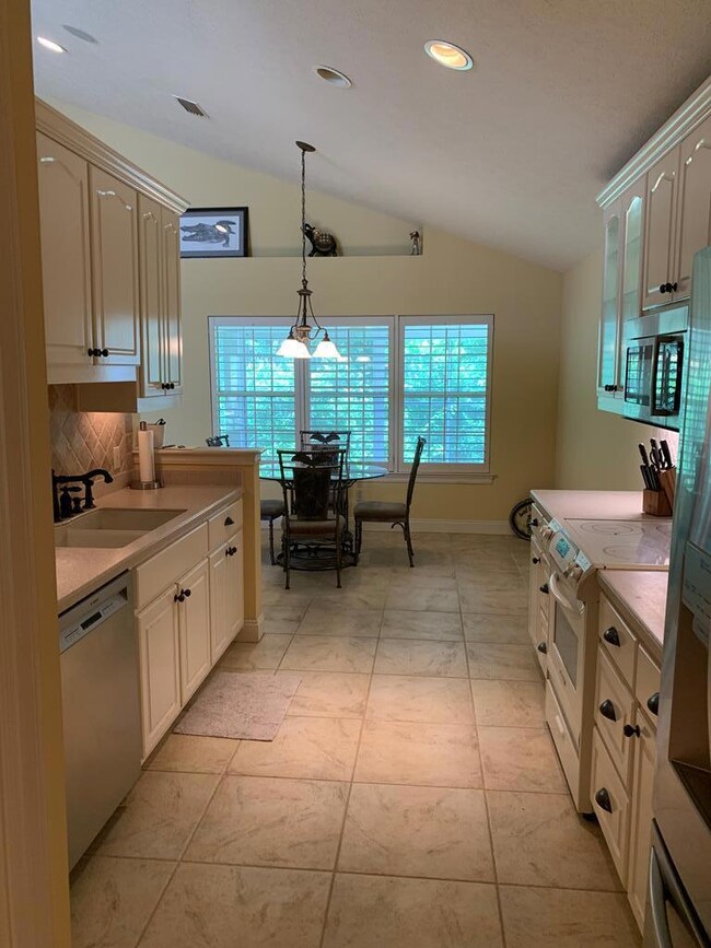 Kitchen towards dining area