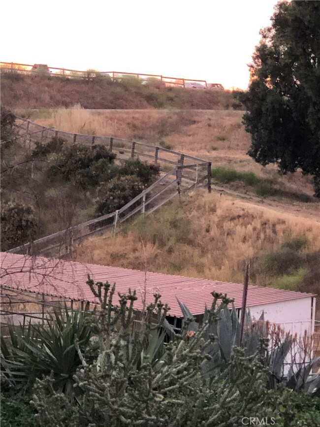 View from the property line- horse facility