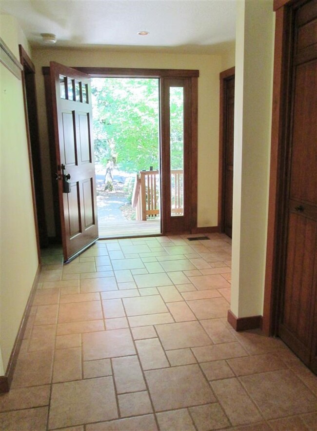 Gracious entry welcomes you home.