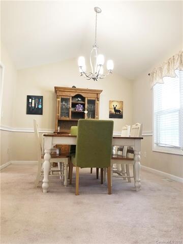Dining Room As Seen From The Foyer.  Notice the Va