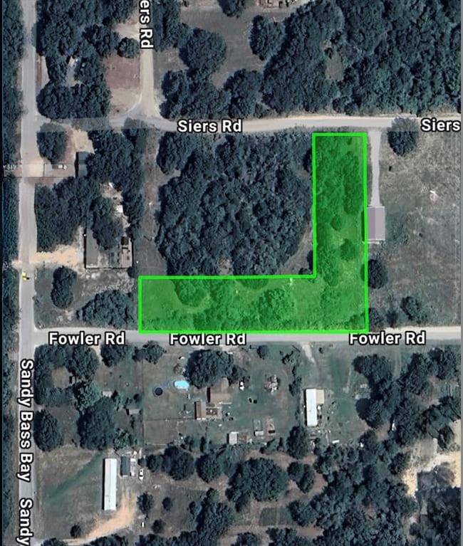 wooded lot