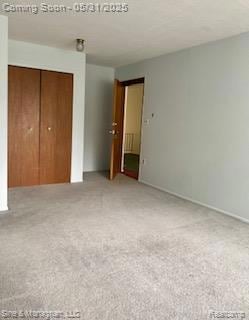 Entry from hall to LR with large coat closet