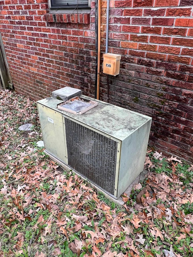 Exterior details with ac unit