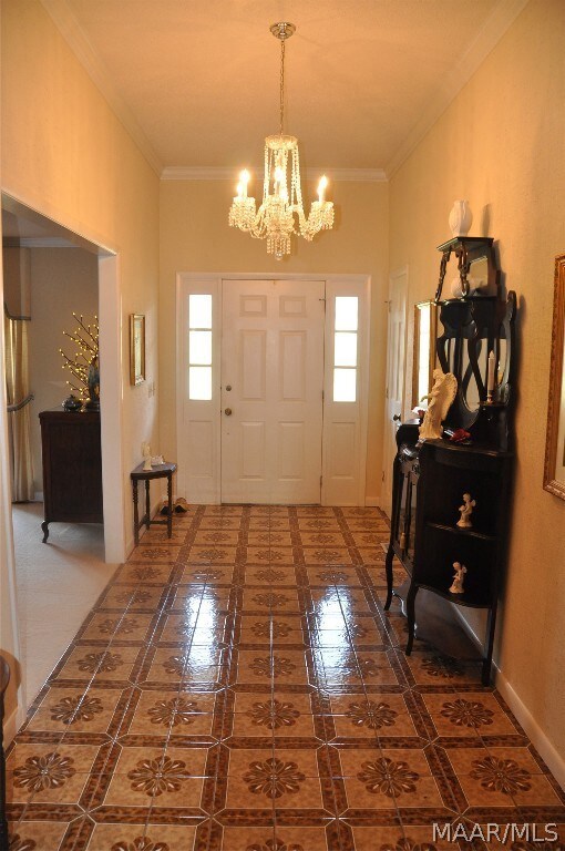 Entry Foyer looking back at front door.