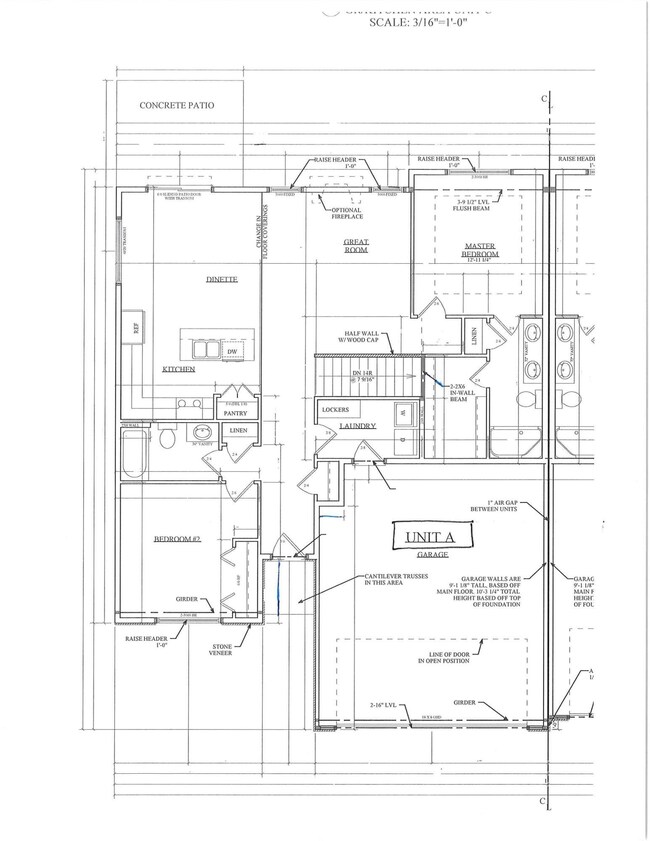 Unit A floorplan pic