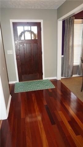 Foyer wtih Hardwood Floors