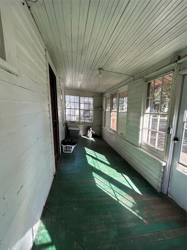 enclosed front porch