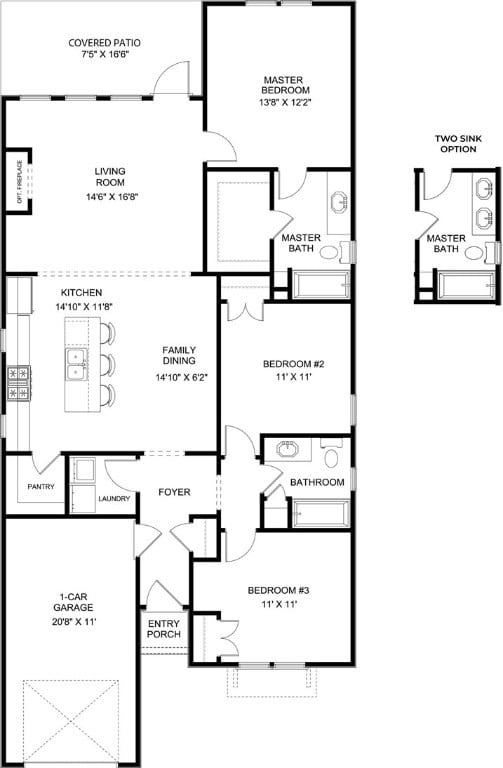 Toby A Floorplan - Lot 66 features this floorplan