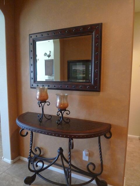 Foyer wall
