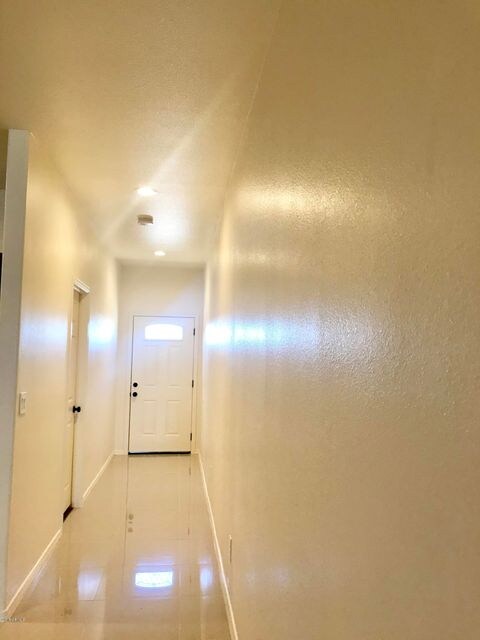 Hallway to back door