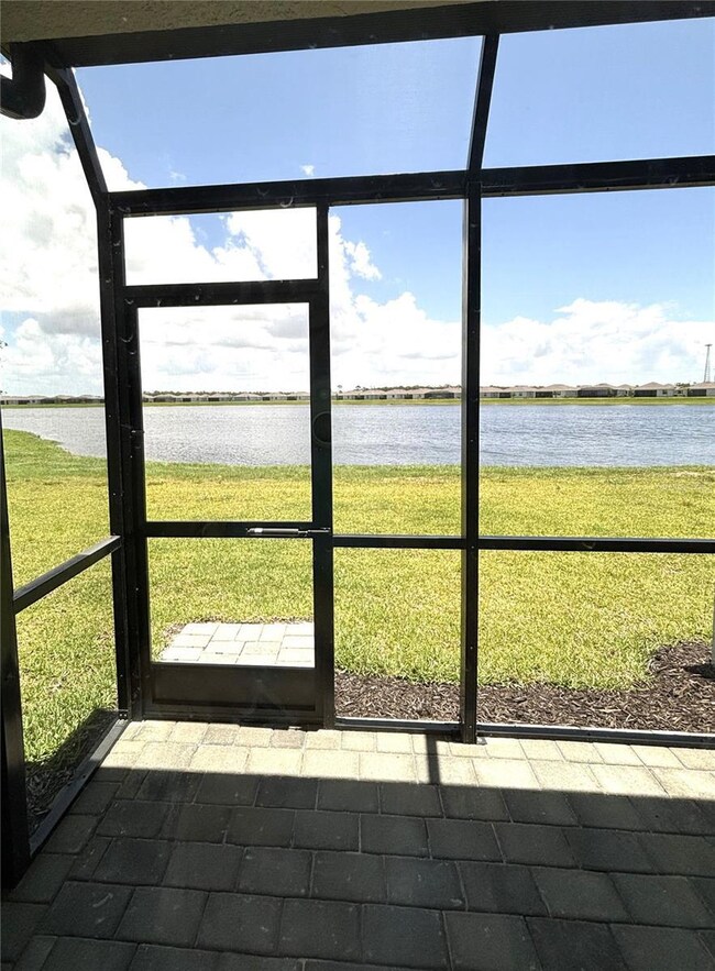 private lanai with lake view