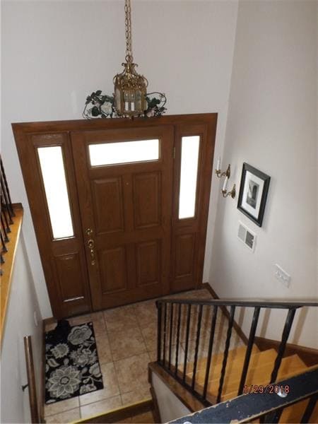 Inviting Entry with updated Front door.