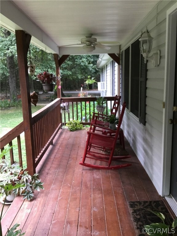 one side of 6 x 28 front porch