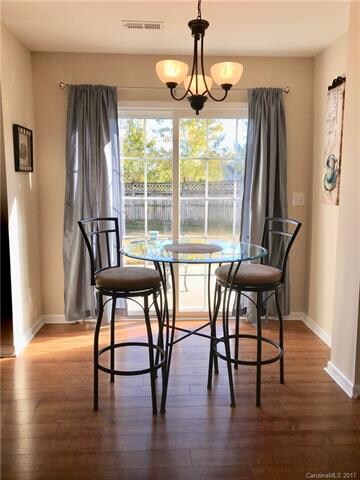 Breakfast room opens into inviting patio for morni