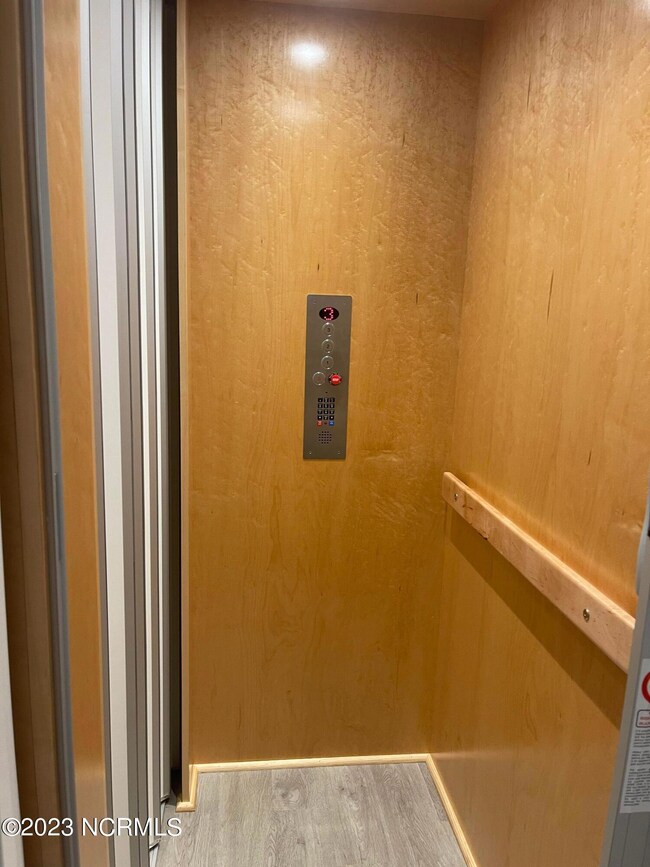 inside elevator