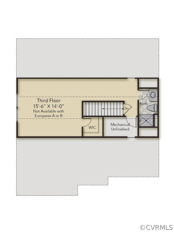 THIRD FLOOR - This home includes a finished third