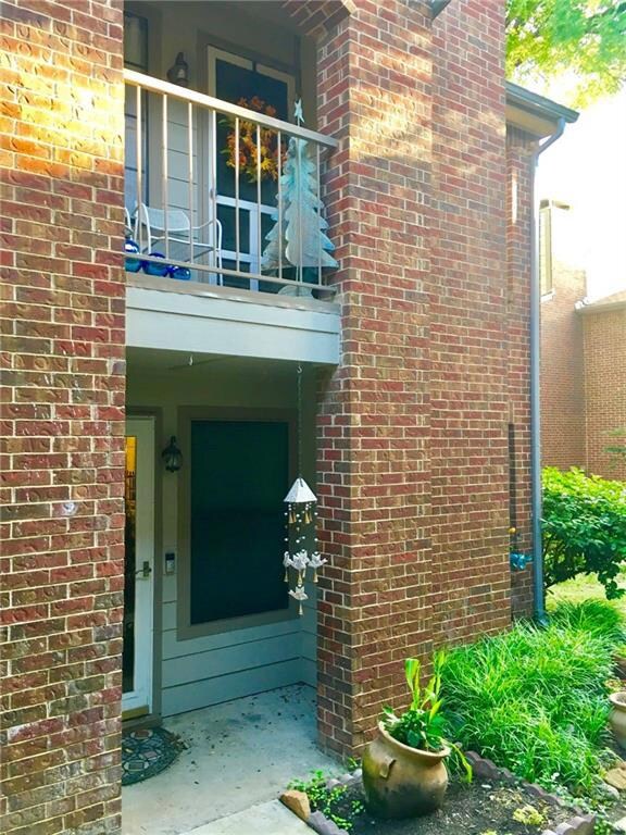 Entry and balcony.
