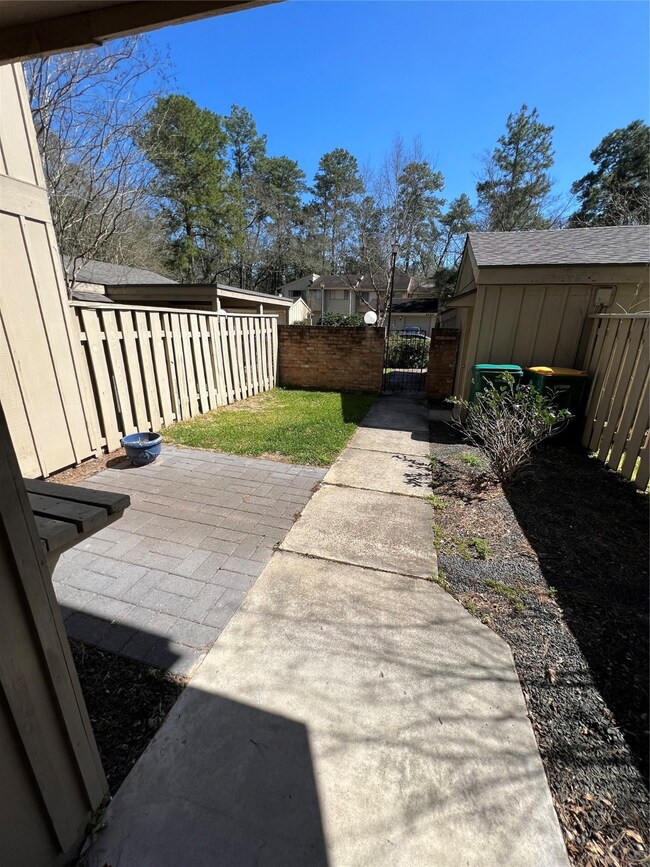 View from front door of your front court yard area